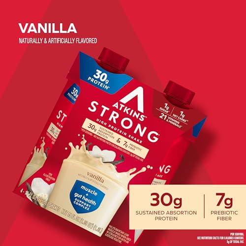 Milk Chocolate Flavored High Protein Shake, 30g Protein, 12 Count R82849