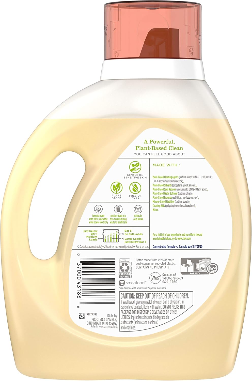 Unscented Plant-based Liquid Laundry Detergent 69 fl oz G787083