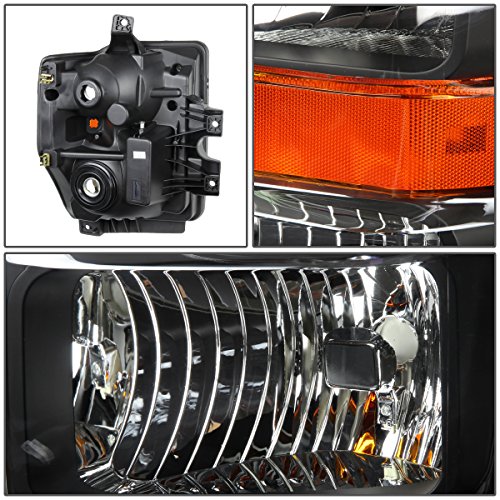 Chrome Amber Headlights Replacement Z2506