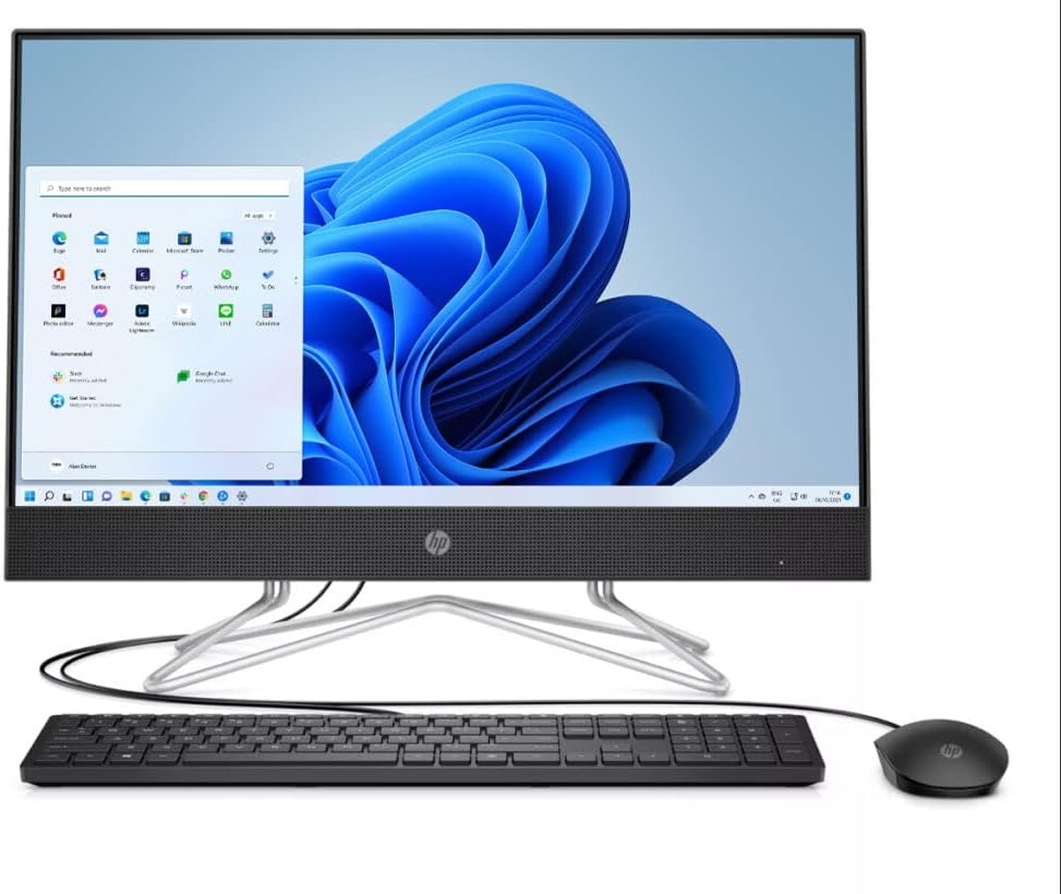 27" Full HD All-in-One Desktop Computer, AMD Ryzen 5 5500U, 16GB RAM, 512GB SSD + 1TB HDD, Windows 11 Home, Black R8748