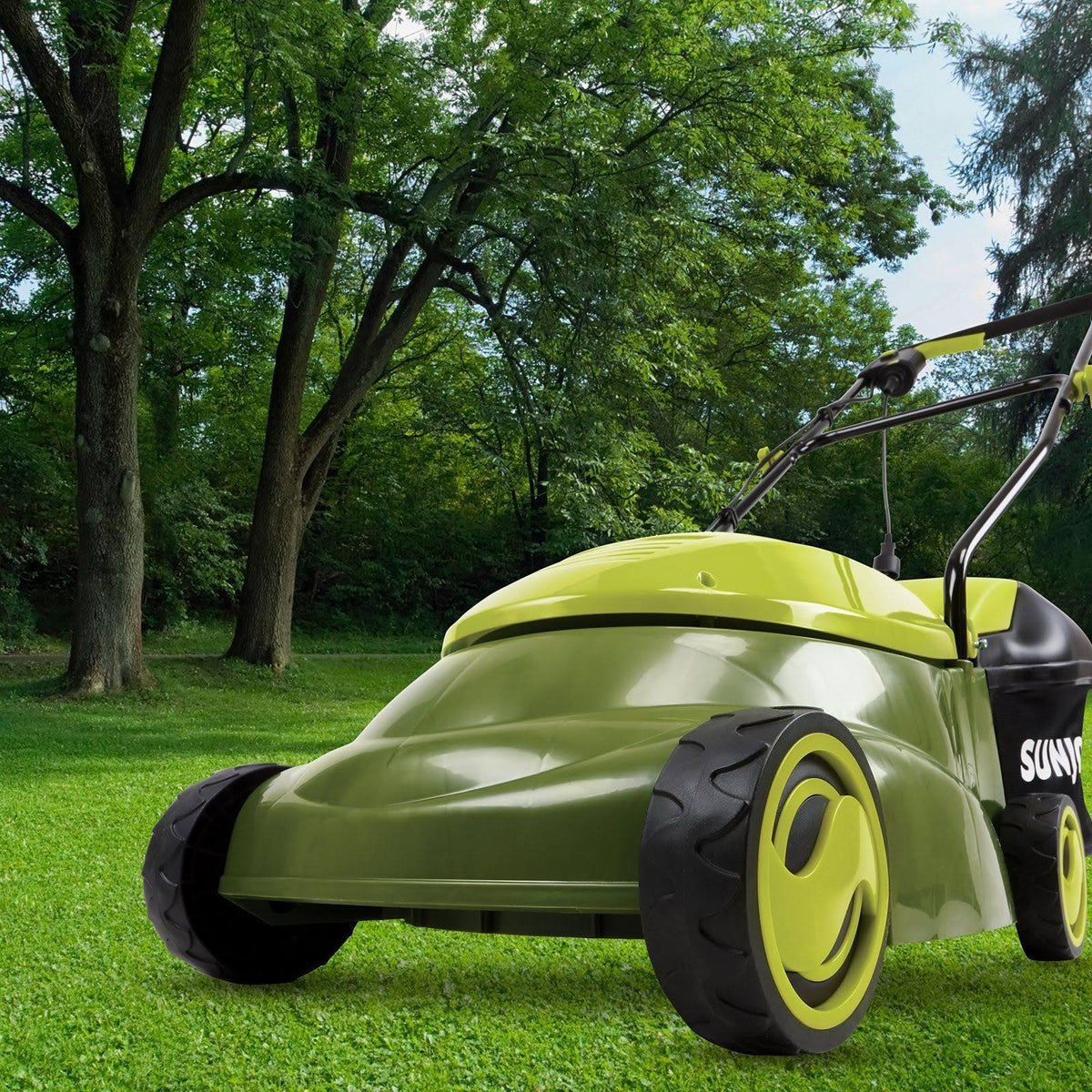 14-inch 12 Amp Electric Lawn Mower with Grass Bag A15013