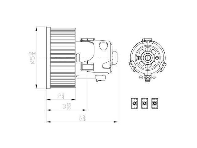 HVAC Blower Motor L2680