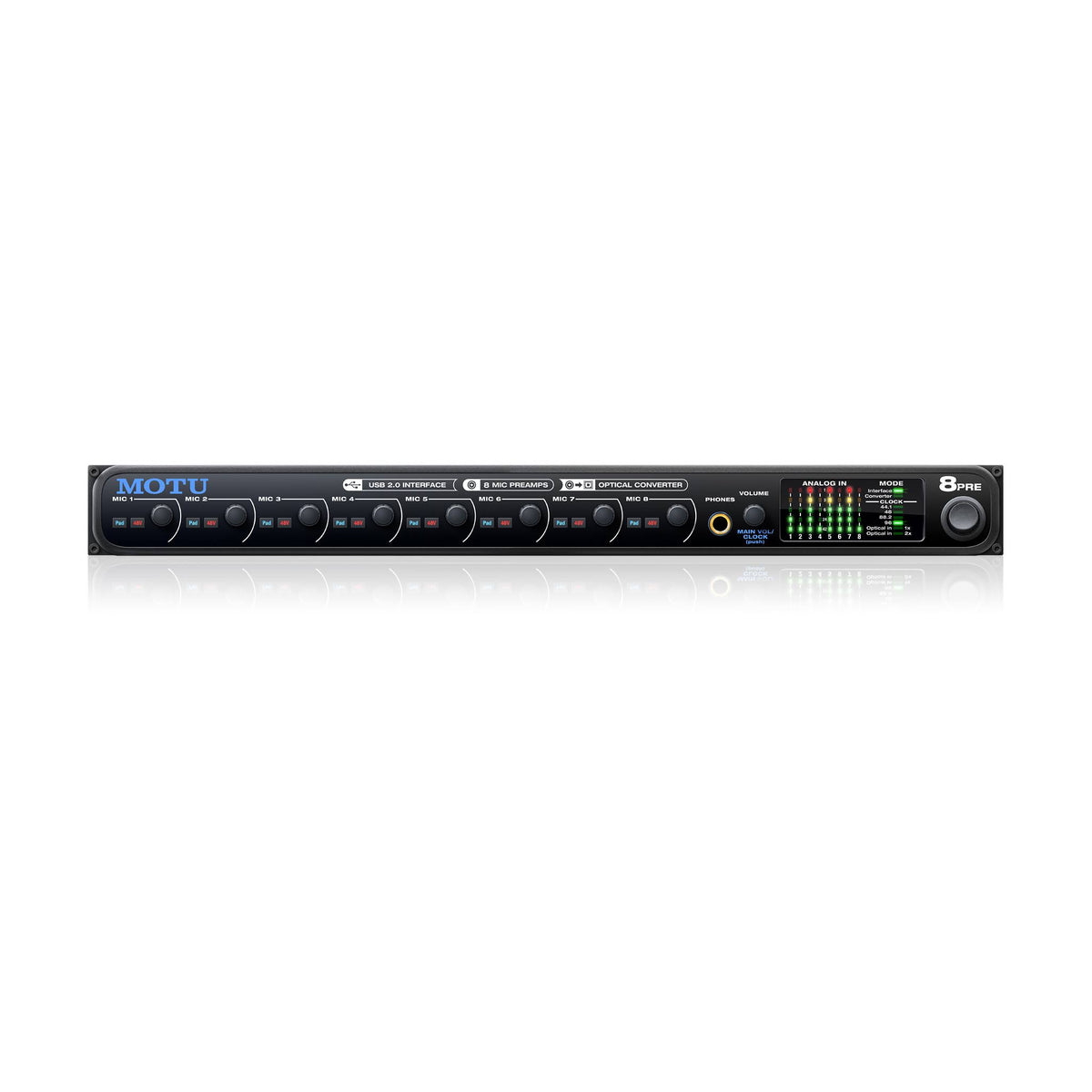 USB Audio Interface with 8 Channel Mic Preamp D58962