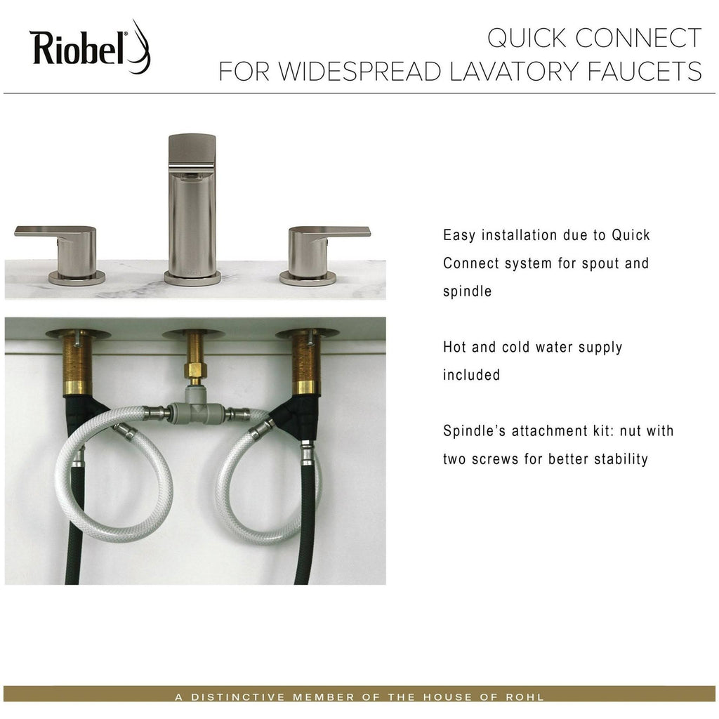 Chrome Widespread Lavatory Faucet B60582