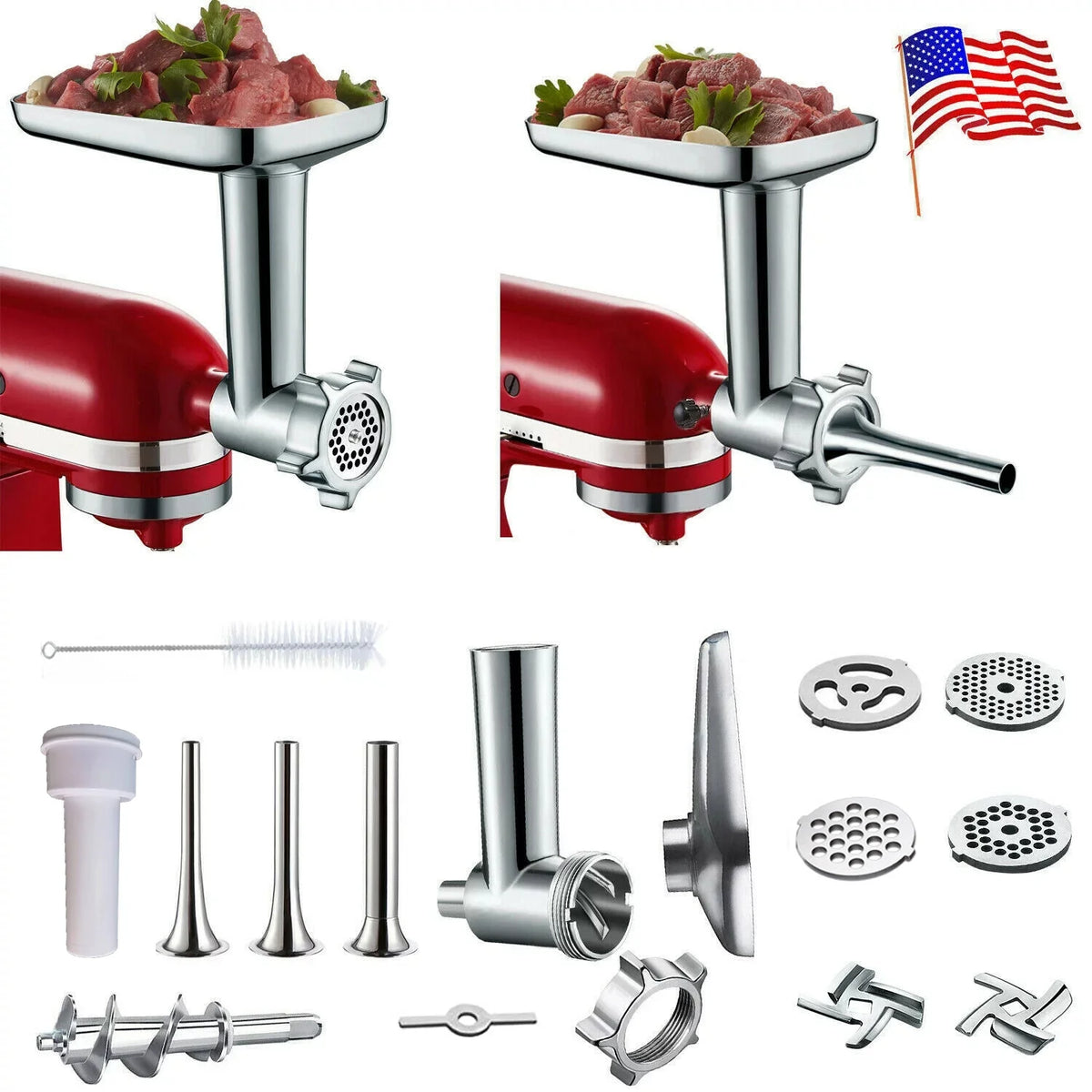 Meat Grinder Attachment for KitchenAid Stand Mixers K6127