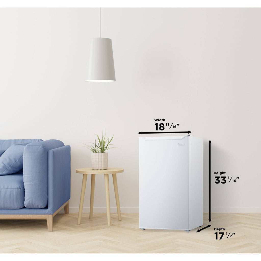 White 3.2 cu ft Refrigerator I992