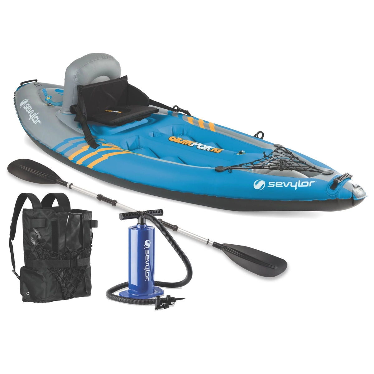 1 Person Inflatable Sit-On-Top Kayak W8983
