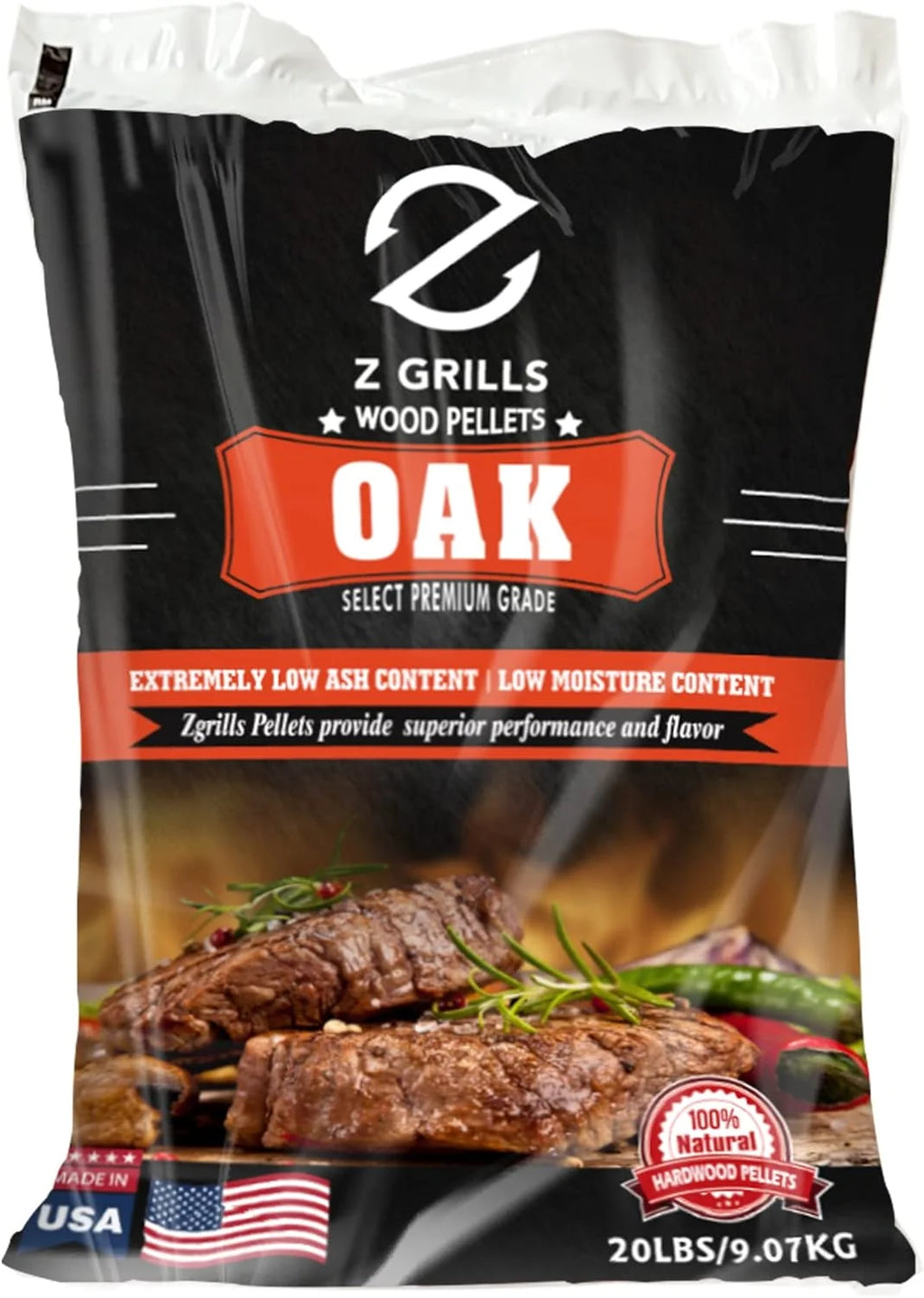 Oak Wood Pellets 20lbs W640