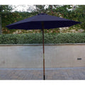 9ft Umbrella Replacement Canopy 6 Ribs Navy Olefin H600