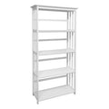 White 5-Shelf Bookcase T7463