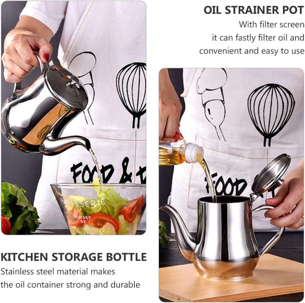 Stainless Steel Oil Strainer Pot C93981