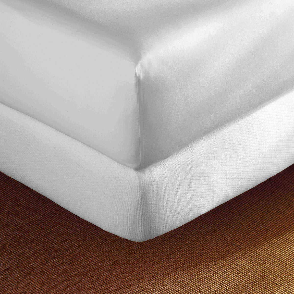 White Queen Mattress Box Spring Cover G211