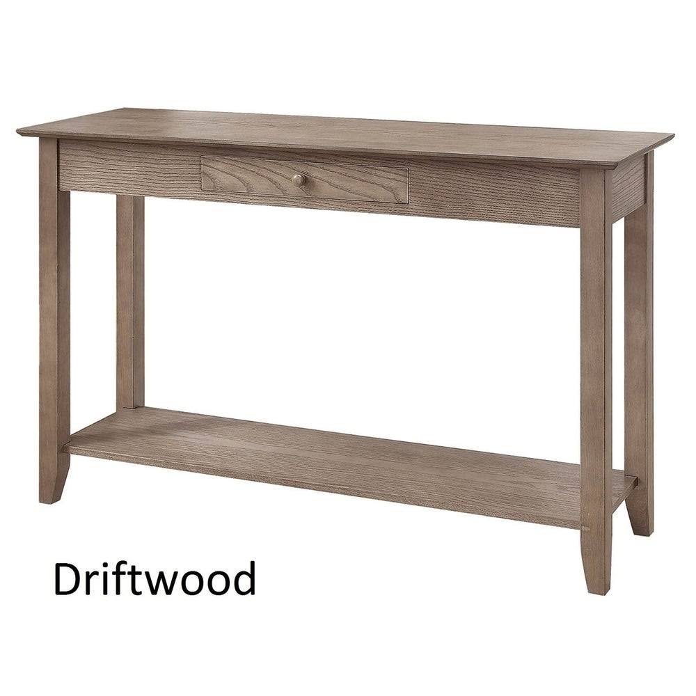 Espresso Single-Drawer Console Table O6461