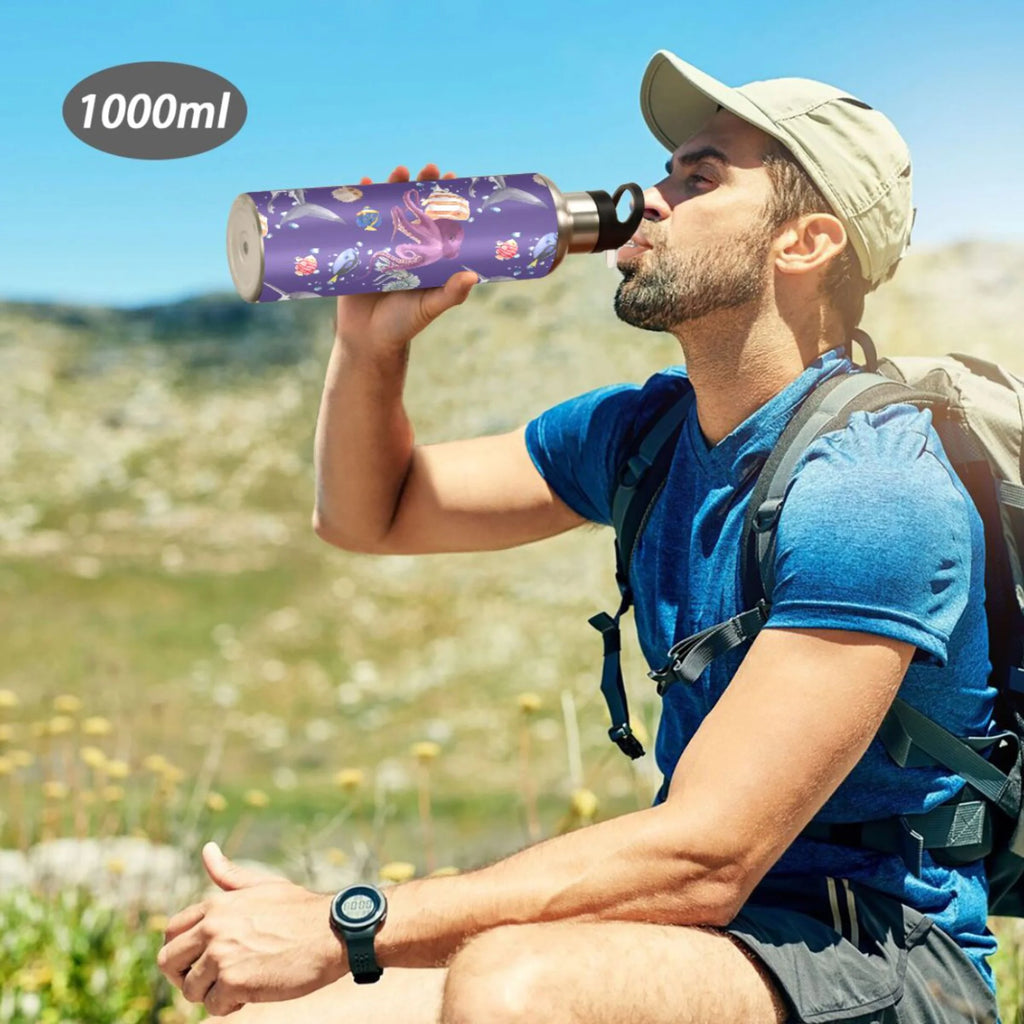 20 OZ Stainless Steel Vacuum Insulated Water Bottle with Straw Lid N6067