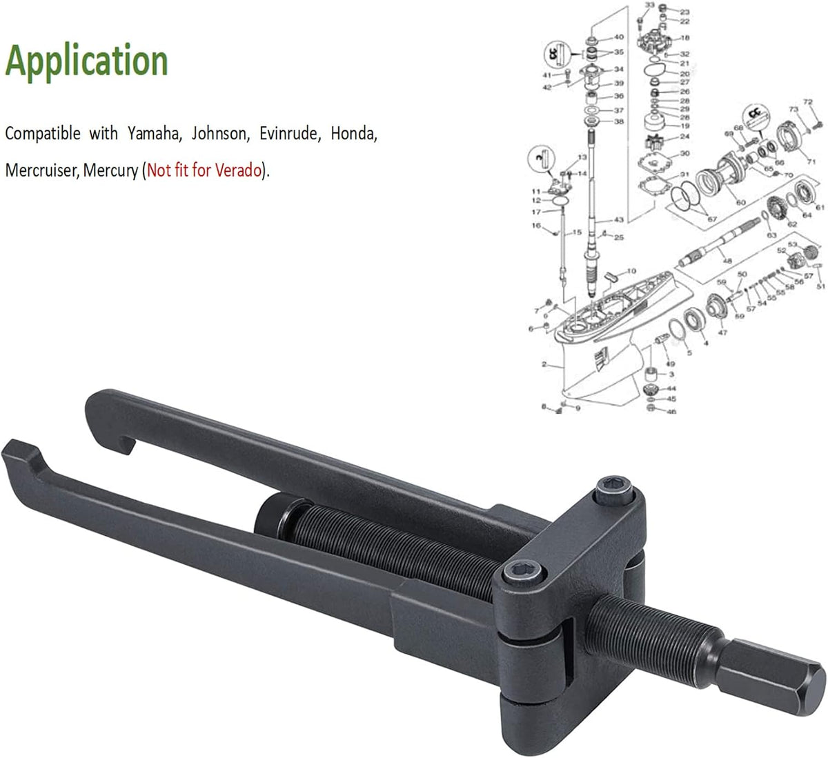 Lower Bearing Carrier Puller G11543