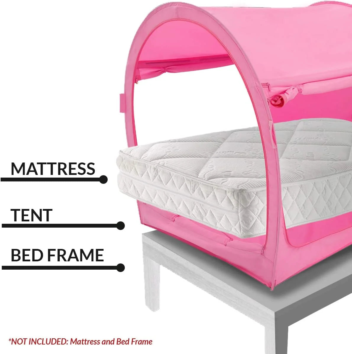 Pink Twin Size Bed Canopy S130914