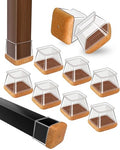 Round Rubber Furniture Sliders with Felt, Silicone Furniture Leg Caps Covers H31902