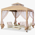 10'x10' Pop-Up Patio Gazebo with Mosquito Netting Q28108