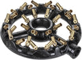 Cast Iron Round Nozzle Jet Burner with 32 Brass Tips, 160,000 BTU I27151
