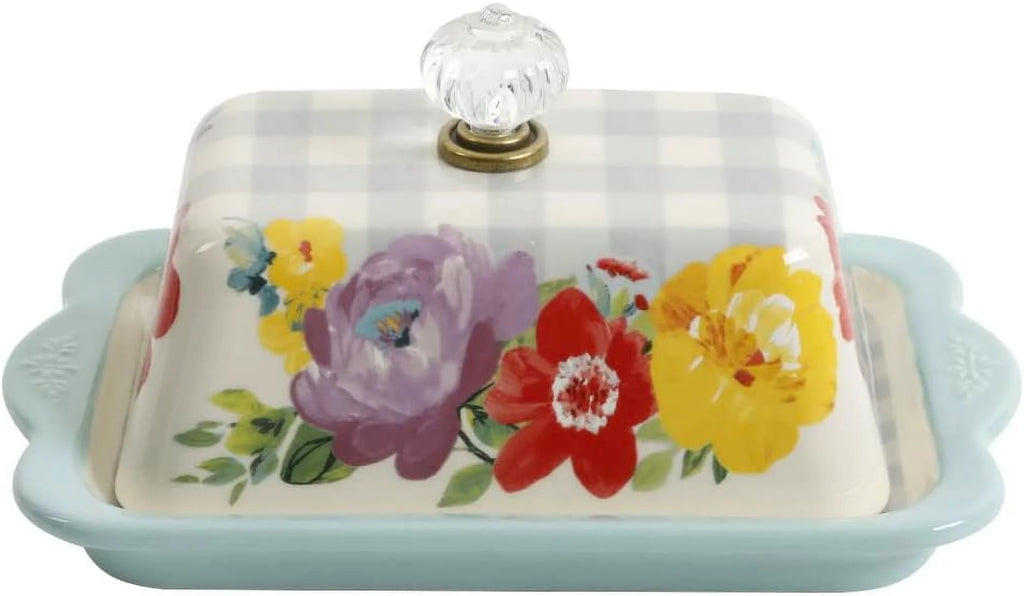 Ceramic Double Stick Butter Dish T97195