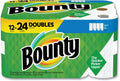 White 12 Double Rolls Paper Towels D327