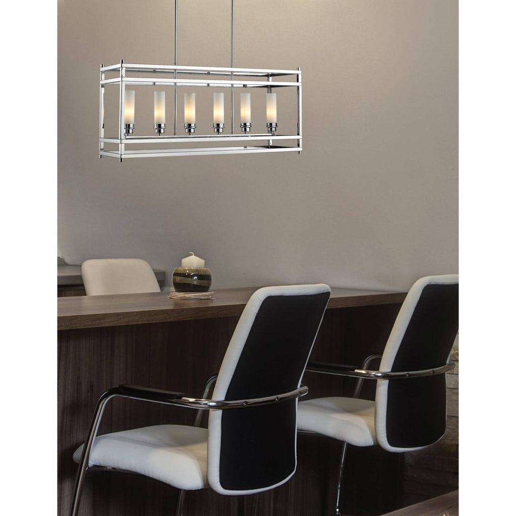 Chrome 3 Light Semi-Flush Mount Z9313