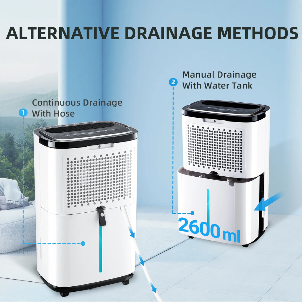 22 Pints Portable Dehumidifier with Drain Hose U19041