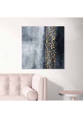 Blue Down The River Abstract Canvas Y322257