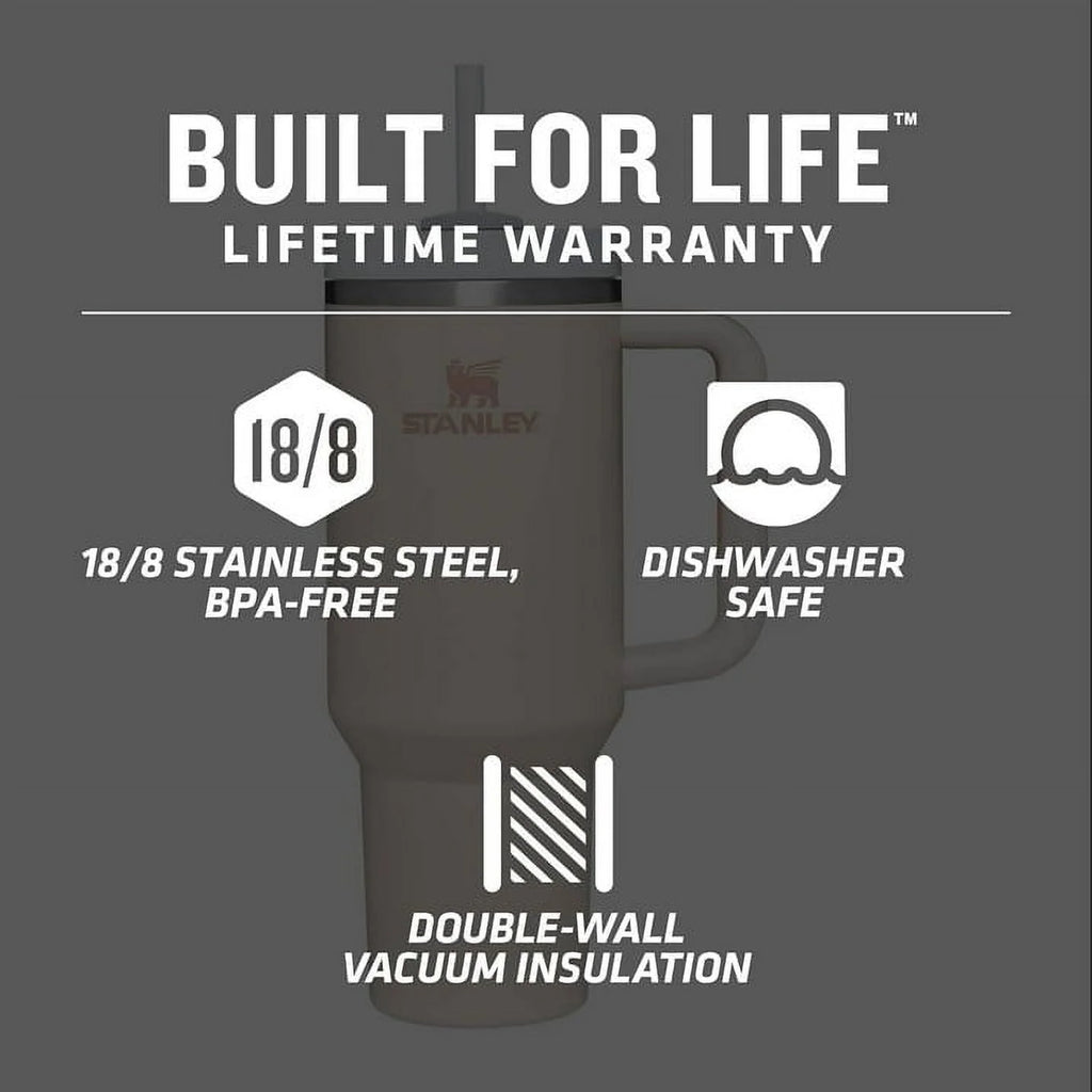 40oz Stainless Steel Tumbler Black Q334274