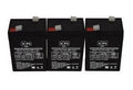 6V 4.5 Ah Medical Replacement Battery 3 Pack I79960