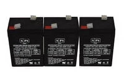 6V 4.5 Ah Medical Replacement Battery 3 Pack I79960