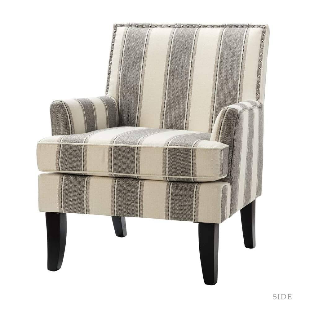 Red and Yellow Nailhead Trim Arm Chair W674471