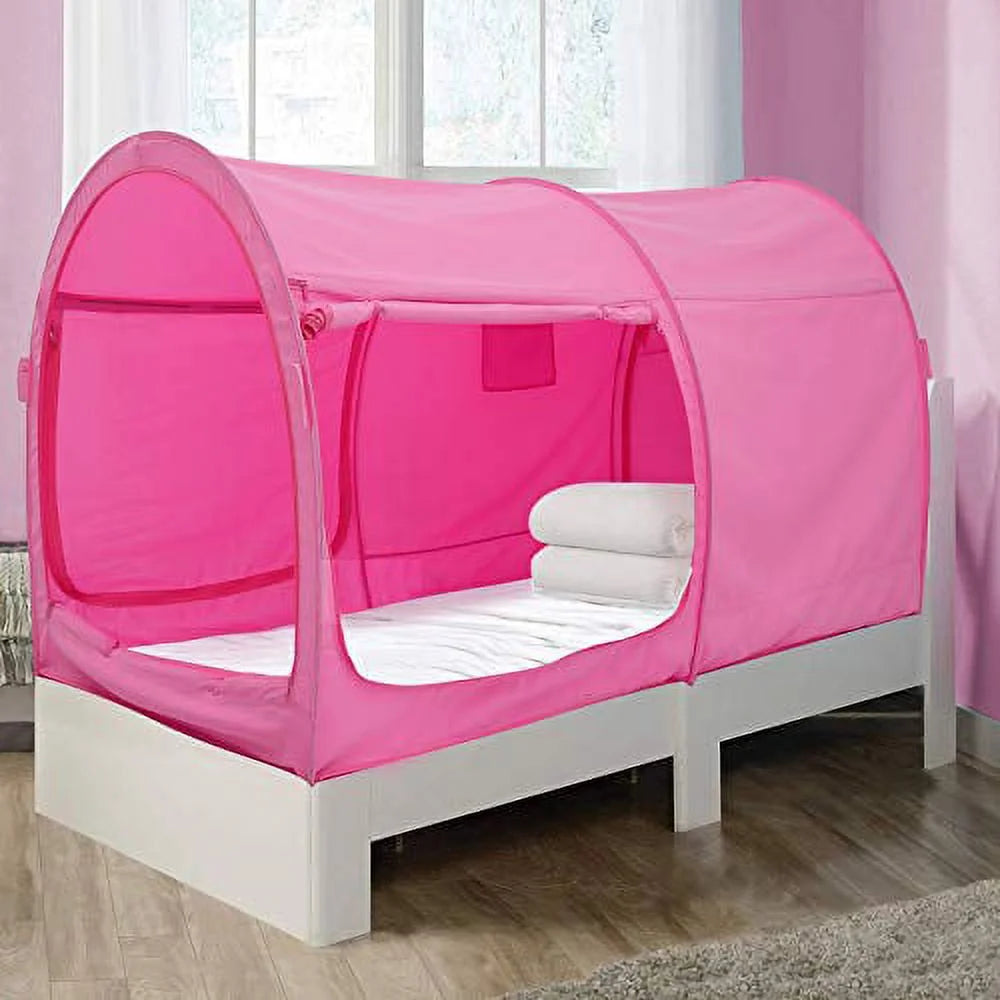 Pink Twin Size Bed Canopy S130914