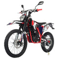 250cc Dirt Bike with 5-Speed Manual Transmission, 21"/18" Wheels, Electric/Kick Start N5603