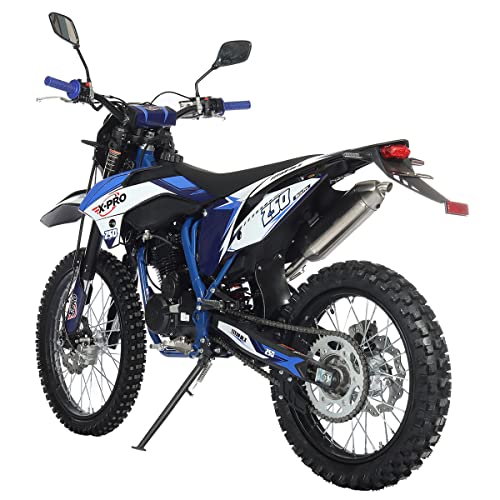 250cc Dirt Bike with 5-Speed Manual Transmission, 21"/18" Wheels, Electric/Kick Start N5603