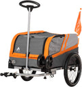 Dog Bike Trailer 2-in-1 Dog Stroller N7354