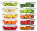 10 Pack Glass Meal Prep Containers with Lids G21967
