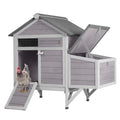 Chicken Coop with Nesting Box Waterproof Duck Coop C56375