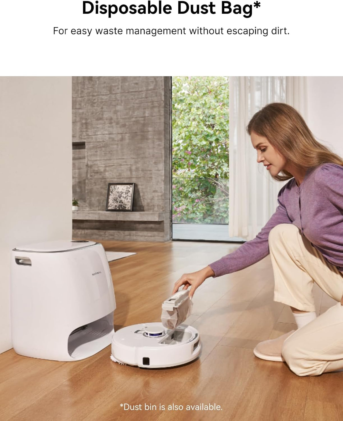 8200 Pa Robot Vacuum and Mop Combo with Dust Bags K67746