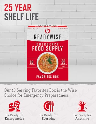 18 Servings Emergency Food Supply with Freeze Dried & Dehydrated Meals B204
