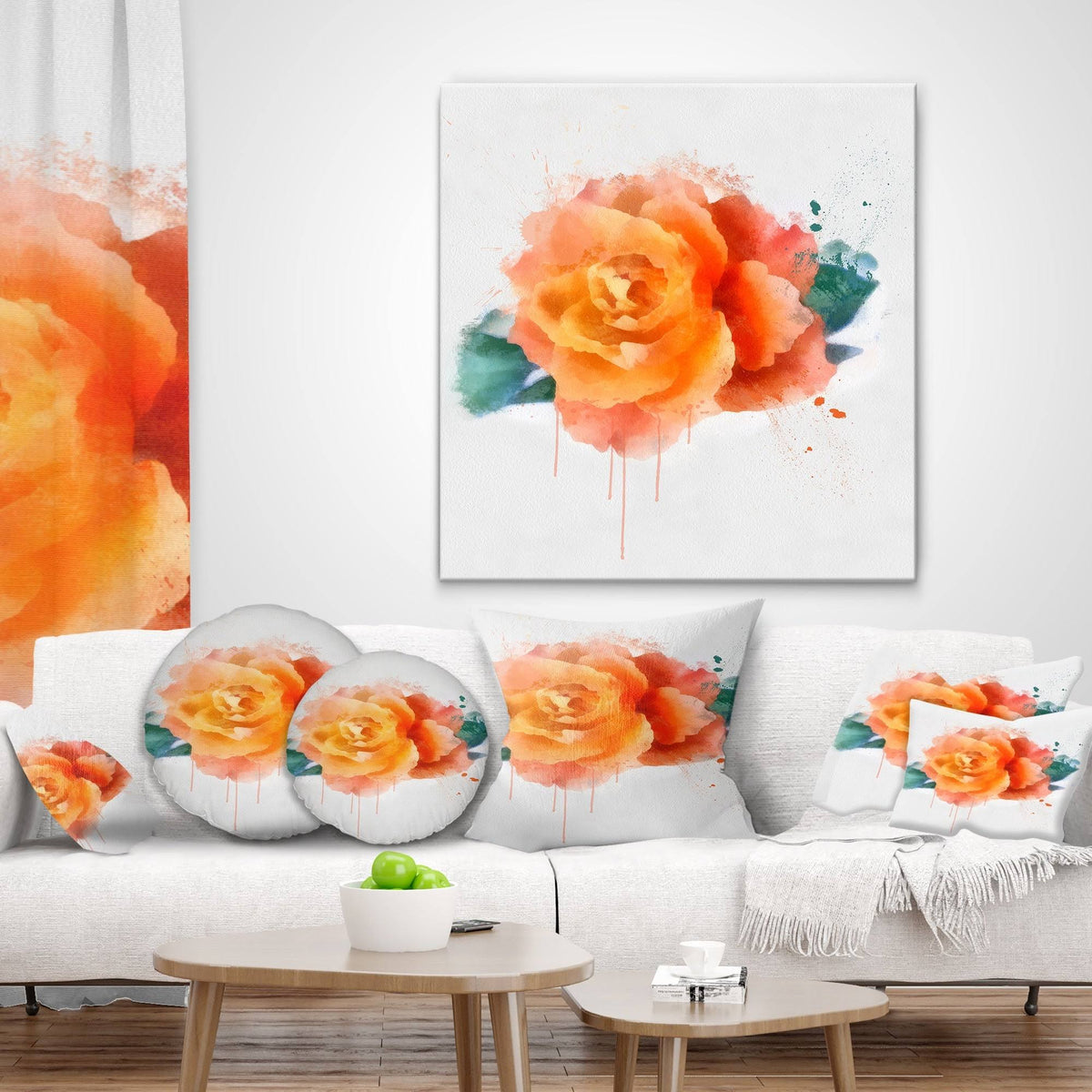 Extra Large Floral Canvas Art H945