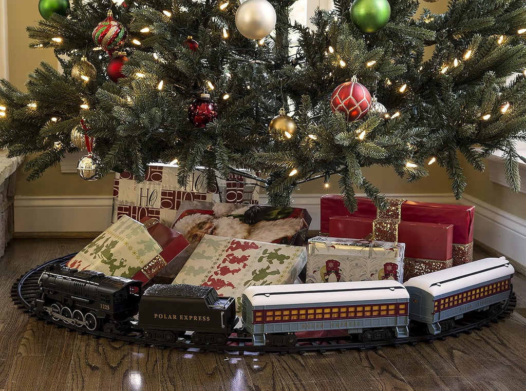 Black Battery-Powered Model Train Set with Remote X448