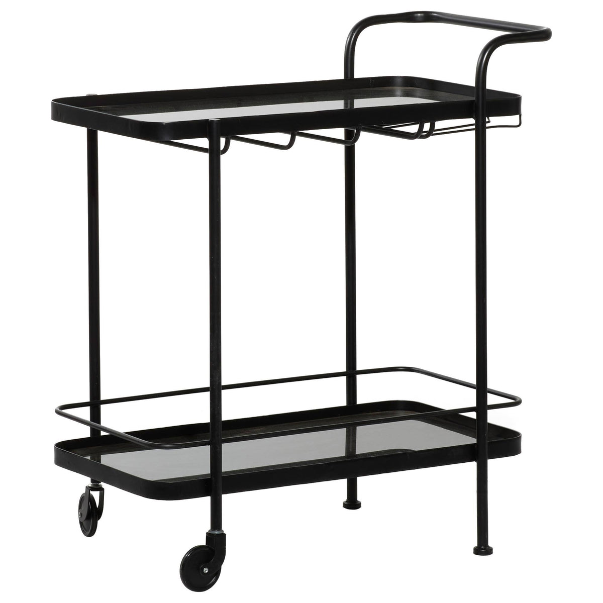 Black Metal Bar Cart N341738