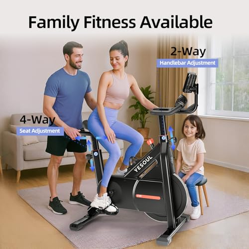 Self-Powered Exercise Bike with Magnetic Resistance W227306