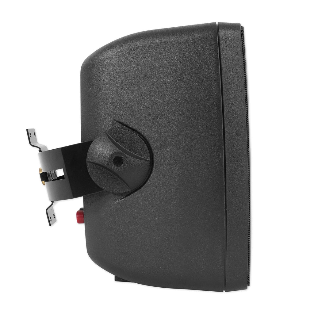 2-Ch Commercial Bluetooth Amplifier with 4 Black Wall Speakers O3891