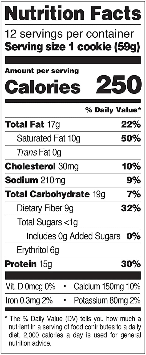Chocolate Chip Protein Cookie, 12 Count Q172674