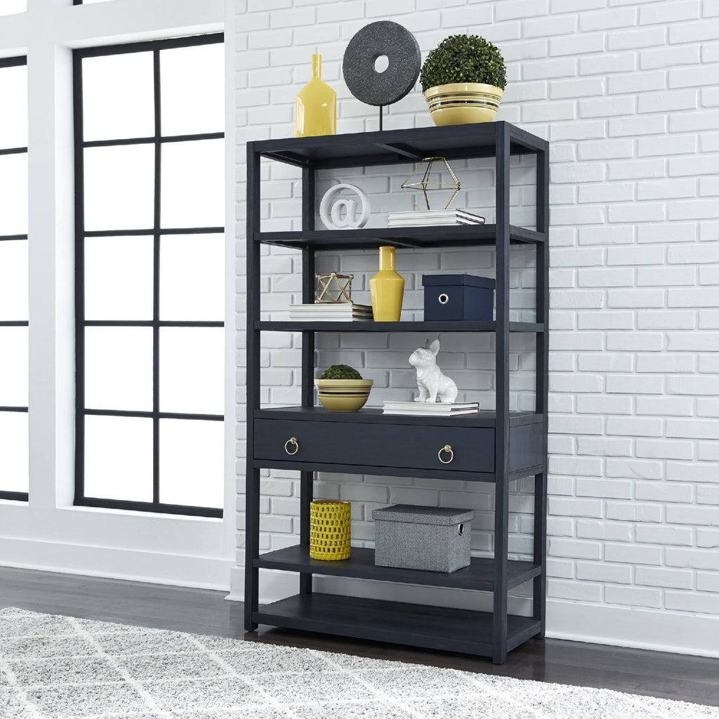 Midnight Accent Bookcase L2518