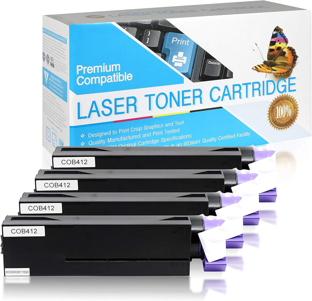 Compatible Toner Cartridge Replacement Black 4 Pack J6325