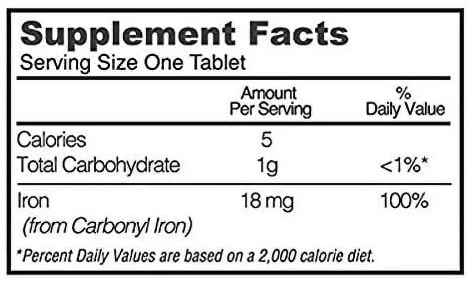 Chewable Iron Tablets L6632