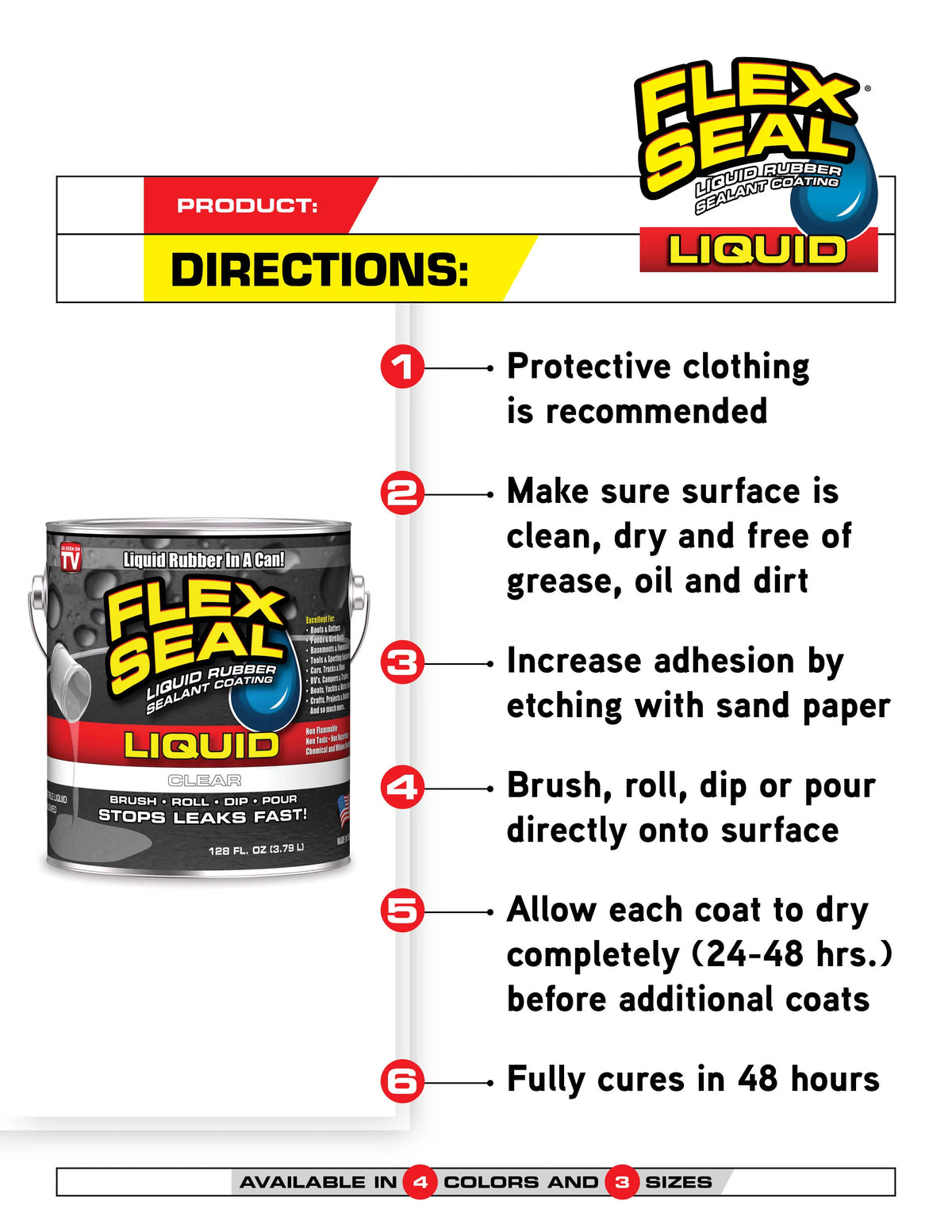 White 32 oz Liquid Rubber Sealant Coating U334